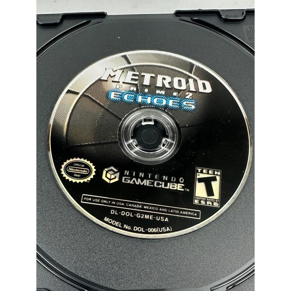 Metroid Prime 2: Echoes (GameCube, 2004) Disc Only Tested Working Good Condition